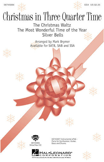 Christmas In Three Quarter Time (Medley) Sheet Music Preview