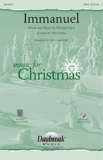 Immanuel (arr. John Purifoy) Sheet Music Preview