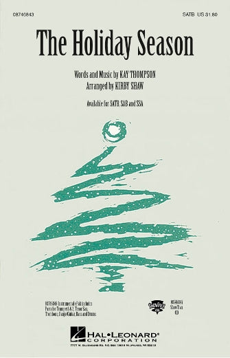 The Holiday Season - Trombone Sheet Music Preview
