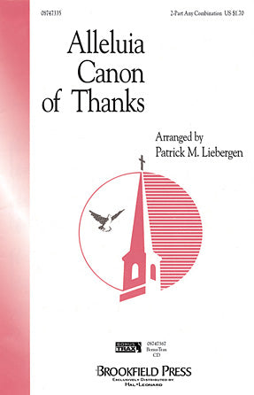 Alleluia Canon Of Thanks Sheet Music Preview