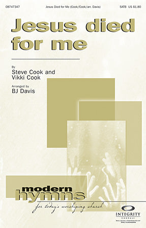 Jesus Died For Me Sheet Music Preview
