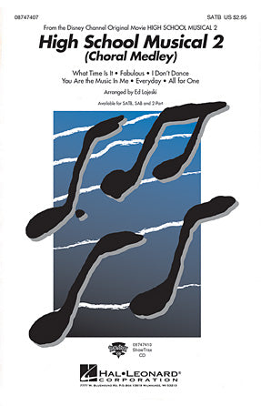High School Musical 2 (Choral Medley) Sheet Music Preview