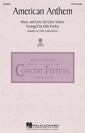 American Anthem Sheet Music Preview