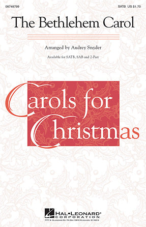 The Bethlehem Carol Sheet Music Preview