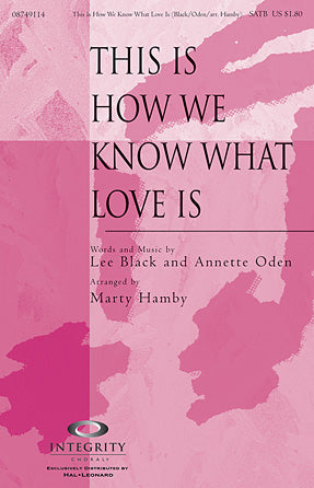 This Is How We Know What Love Is Sheet Music Preview