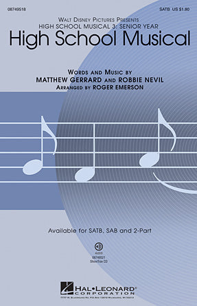 High School Musical Sheet Music Preview