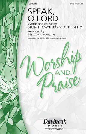 Speak O Lord Sheet Music Preview