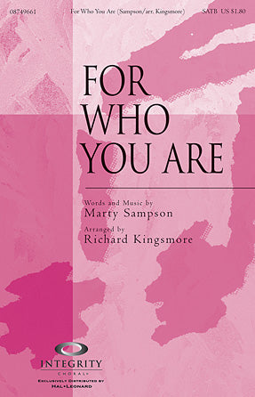 For Who You Are Sheet Music Preview