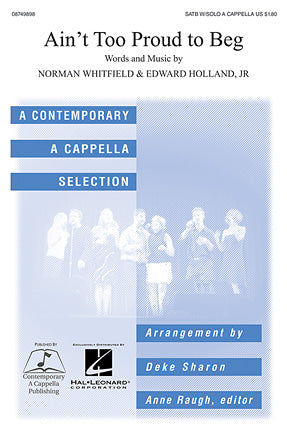 Ain't Too Proud To Beg (arr. Deke Sharon) Sheet Music Preview