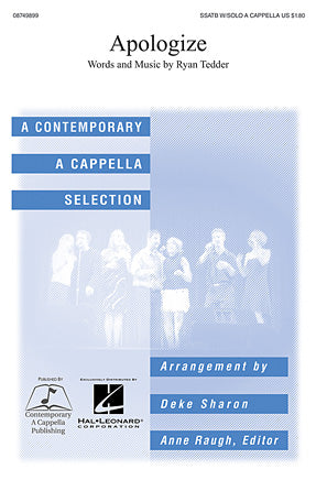 Apologize (feat. OneRepublic) (arr. Deke Sharon) Sheet Music Preview