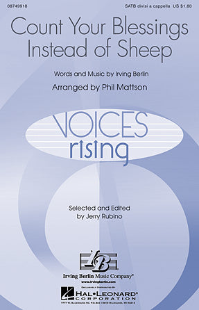 Count Your Blessings Instead Of Sheep Sheet Music Preview