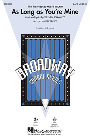 As Long As You're Mine (from Wicked) Sheet Music Preview