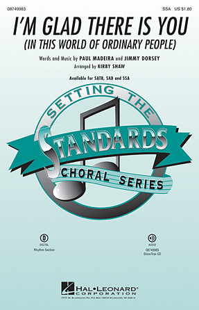 I'm Glad There Is You (In This World Of Ordinary People) Sheet Music Preview