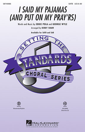 I Said My Pajamas (And Put On My Pray'rs) Sheet Music Preview