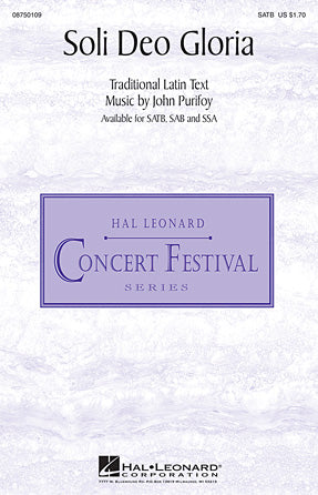 Soli Deo Gloria Sheet Music Preview
