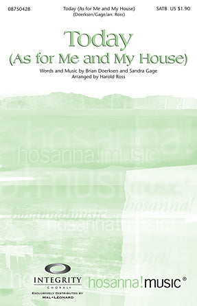 Today (As For Me And My House) Sheet Music Preview