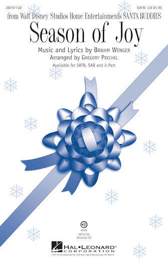 Season Of Joy (from Santa Buddies) (arr. Gregory Prechel) Sheet Music Preview