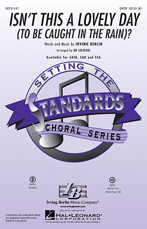 Isn't This A Lovely Day (To Be Caught In The Rain?) Sheet Music Preview