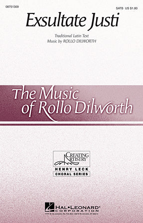 Exsultate Justi Sheet Music Preview