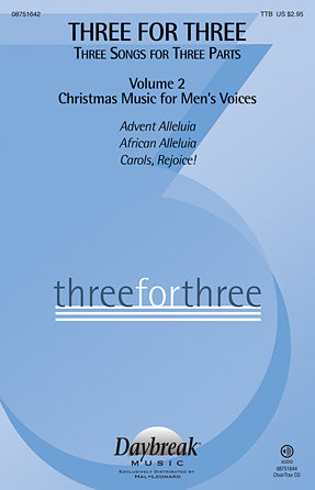 Three For Three - Three Songs For Three Parts - Volume 2 Sheet Music Preview
