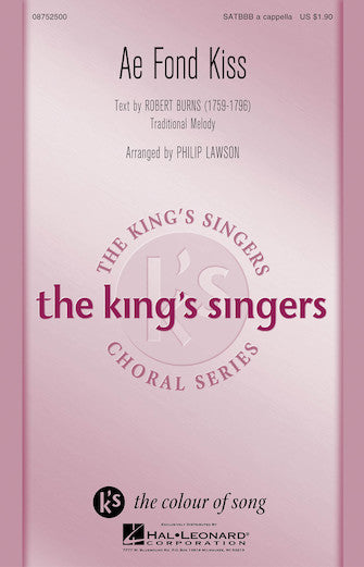 Ae Fond Kiss Sheet Music Preview