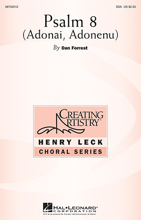 Psalm 8 (Adonai, Adonenu) Sheet Music Preview