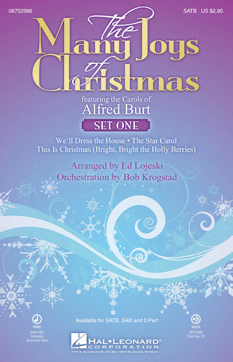 The Many Joys Of Christmas (featuring The Carols of Alfred Burt) Set 1 Sheet Music Preview