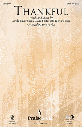 Thankful Sheet Music Preview