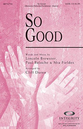 So Good Sheet Music Preview