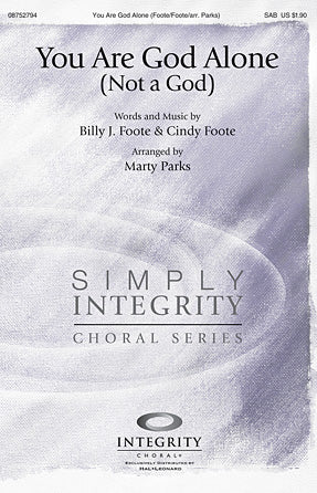 You Are God Alone (Not A God) Sheet Music Preview