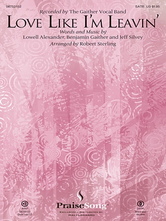 Love Like I'm Leavin' - Full Score Sheet Music Preview