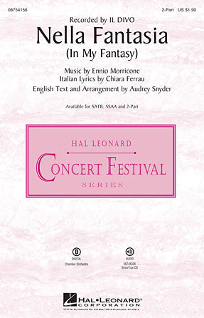 Nella Fantasia (In My Fantasy) (arr. Audrey Snyder) Sheet Music Preview