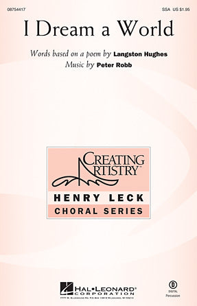 I Dream A World Sheet Music Preview