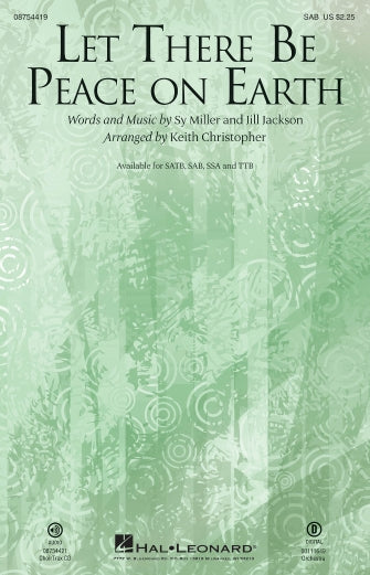 Let There Be Peace On Earth (arr. Keith Christopher) Sheet Music Preview