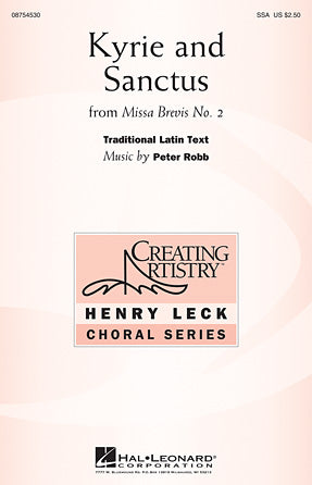 Kyrie And Sanctus Sheet Music Preview