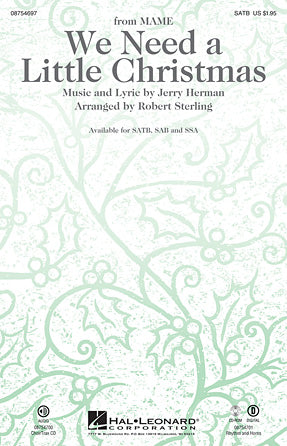 We Need A Little Christmas Sheet Music Preview