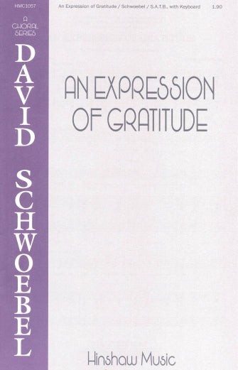 An Expression Of Gratitude Sheet Music Preview