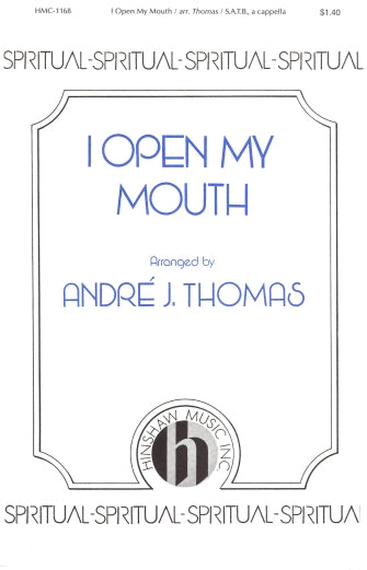 I Open My Mouth (I Won't Turn Back) Sheet Music Preview