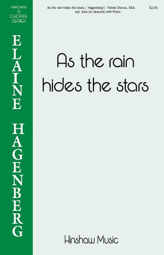 As The Rain Hides The Stars Sheet Music Preview