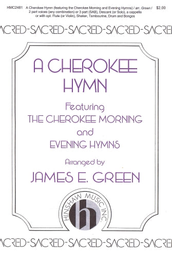 A Cherokee Hymn Sheet Music Preview