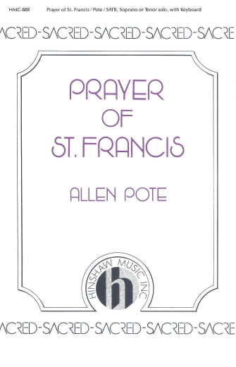Prayer Of St. Francis Sheet Music Preview