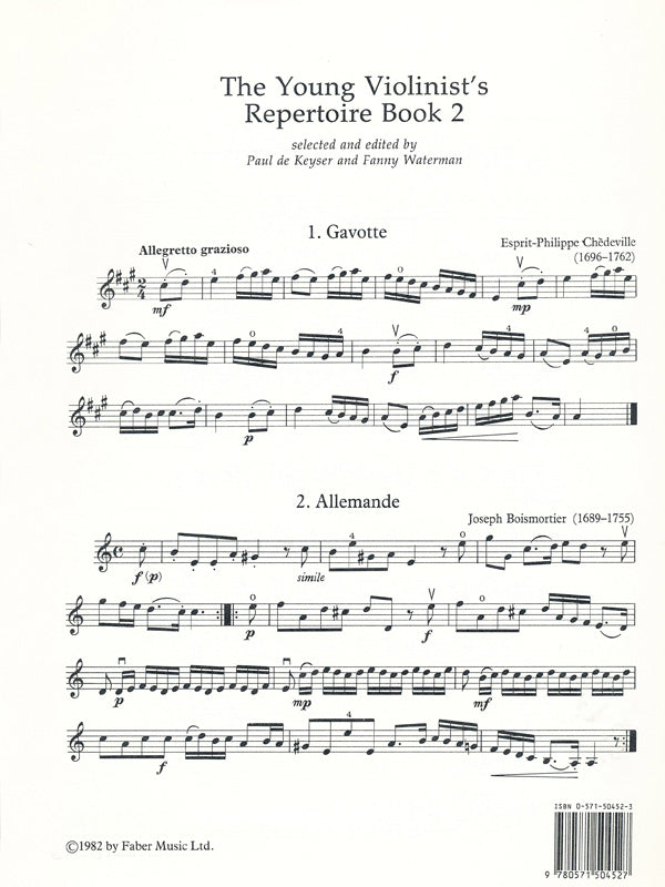 The Young Violinist's Repertoire, Book 2 Cover Image
