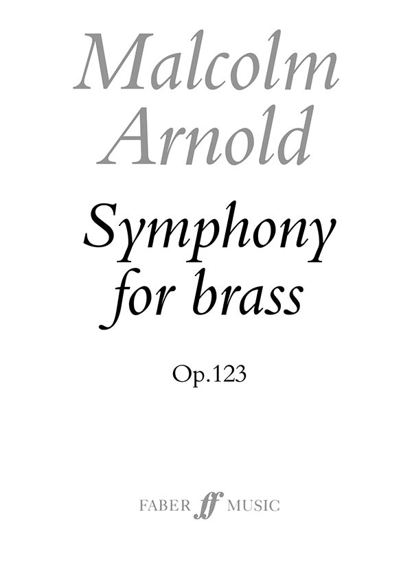 Symphony for Brass, Opus 123 Cover Image