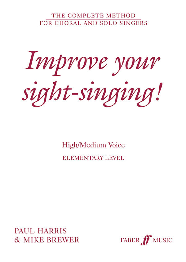 Improve Your Sight-Singing! Cover Image