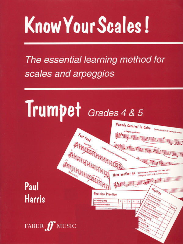 Know Your Scales! For Trumpet, Grade 4-5 Cover Image