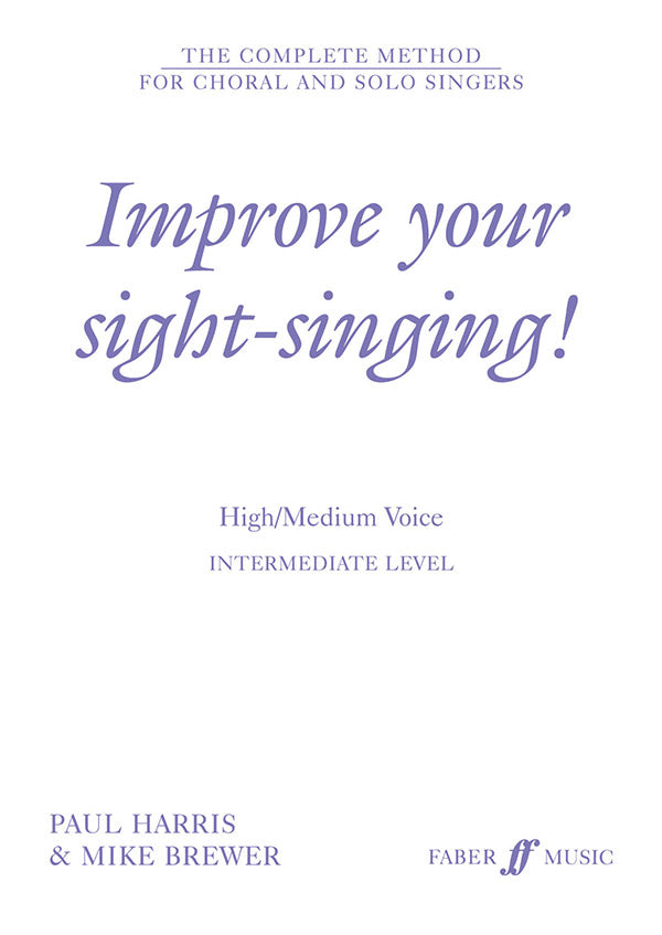 Improve Your Sight-Singing! Cover Image