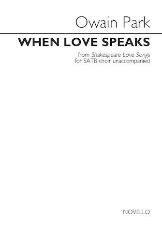 When Love Speaks Sheet Music Preview