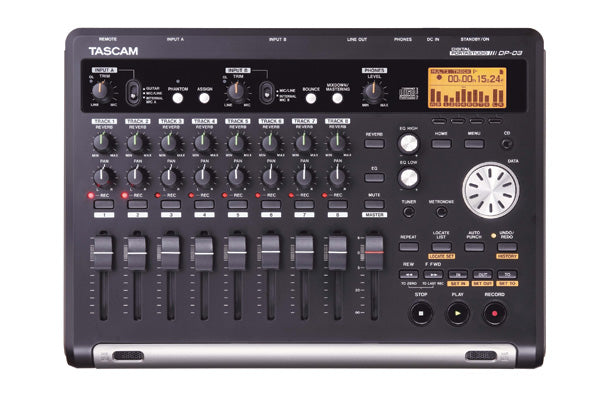 Tascam DP-03 Digital Portastudio 8 Track Recorder Cover Image