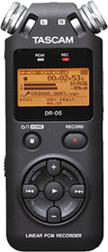 Tascam DR-05 Portable Handheld Stereo Recorder Cover Image
