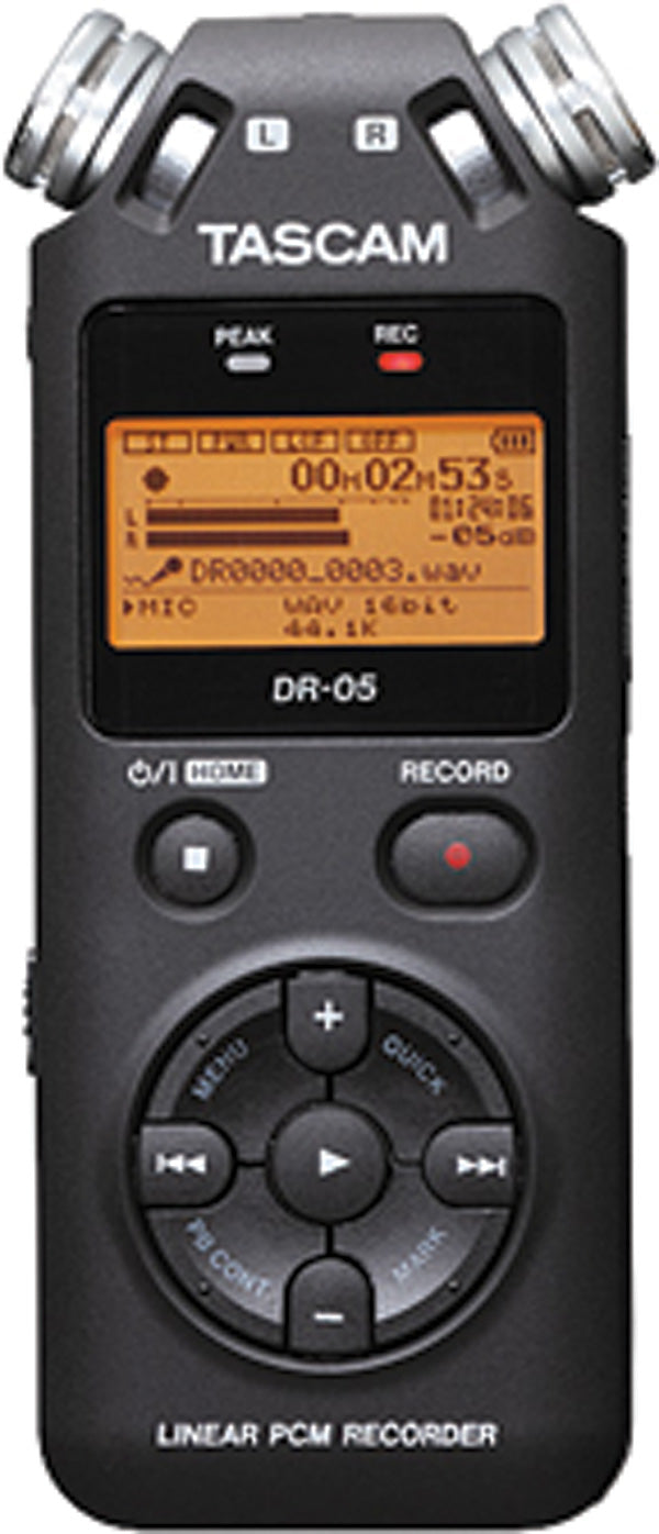 Tascam DR-05 Portable Handheld Stereo Recorder Cover Image